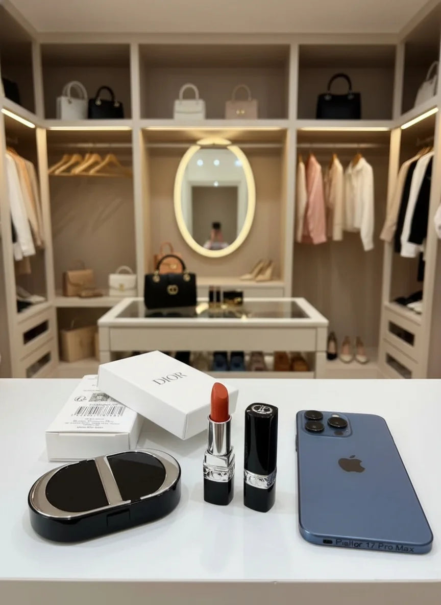 Dual Mirror Phone Ring Holder & Stand