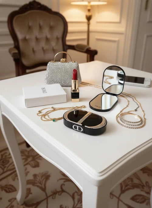 Dual Mirror Phone Ring Holder & Stand